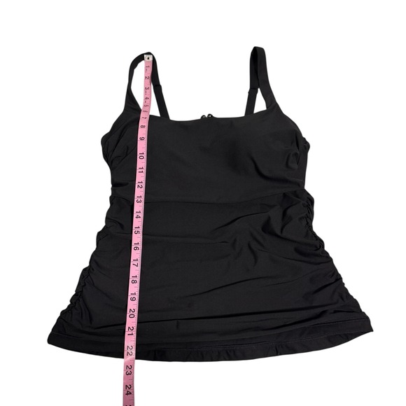 Athleta | Square Neck Bra Cup Tankini Black Size 36 B/C - Picture 11 of 11